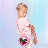 Round Crossbody Bag - Strawberry Love