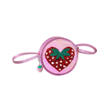 Round Crossbody Bag - Strawberry Love