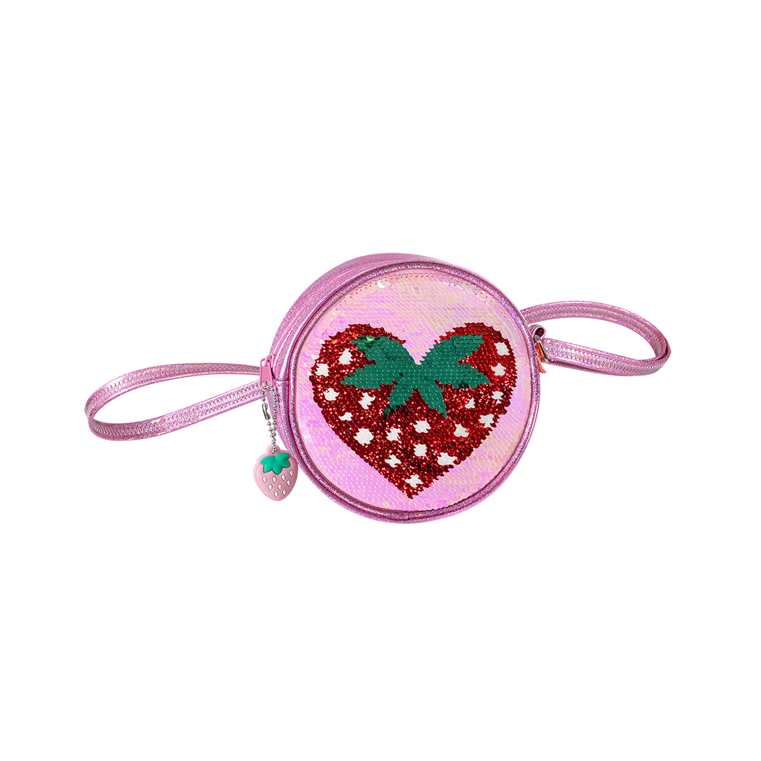 Round Crossbody Bag - Strawberry Love – Tiger Family Singapore