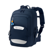 Jetti 2.0 Ergonomic School Bag Flex  - Navy Colour Pop